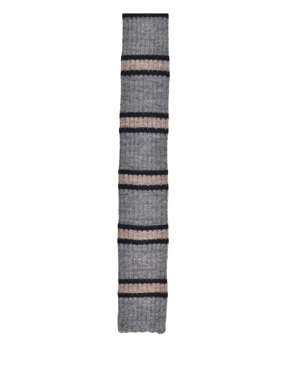 Brunello Cucinelli Wollen stropdas Grijs