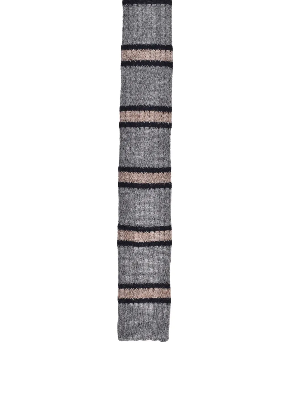 Brunello Cucinelli Wollen stropdas - Grijs