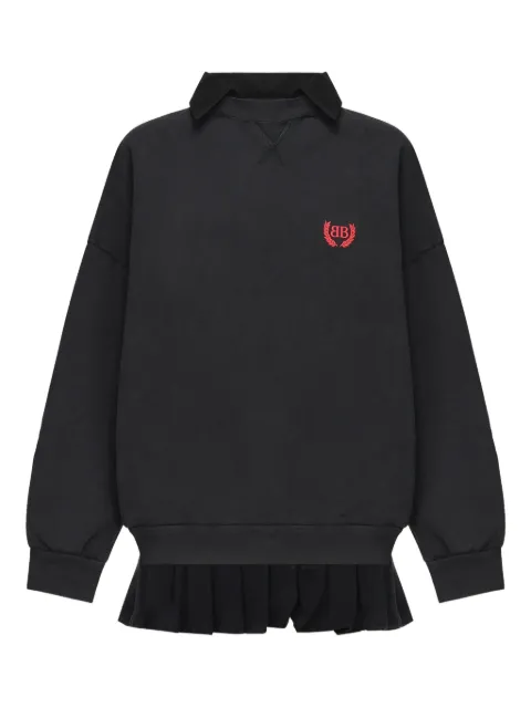 Balenciaga 자수 러플 탑