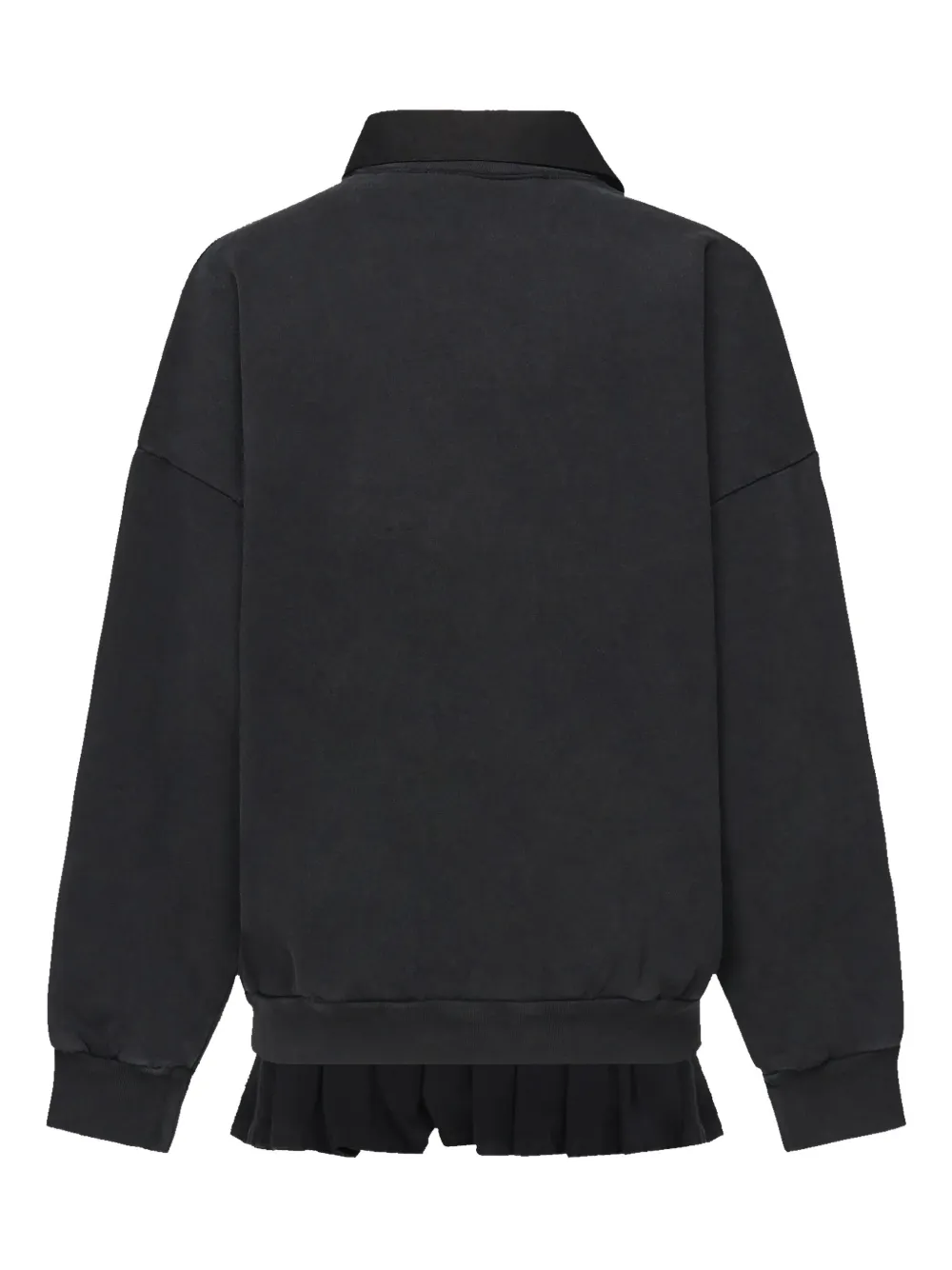 Balenciaga Top met borduurwerk en ruches Zwart