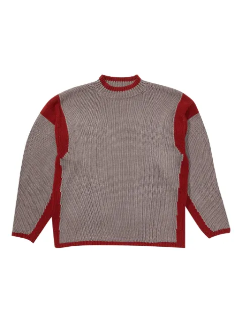 Cav Empt 针织拼接毛衣