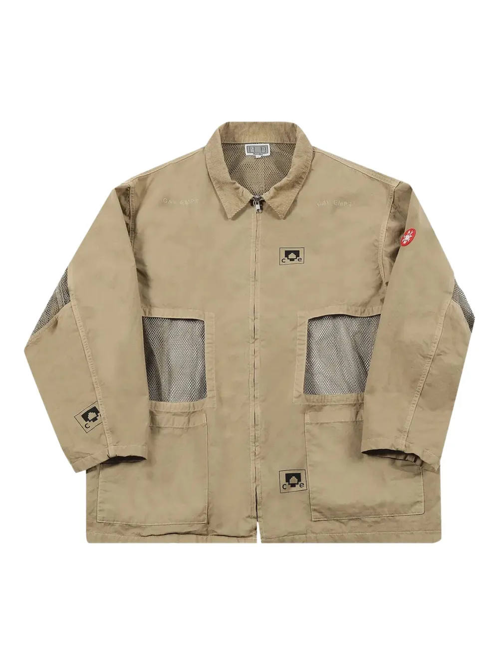 Cav Empt Window 网纱拼接夹克 | 中性色 | Image 1
