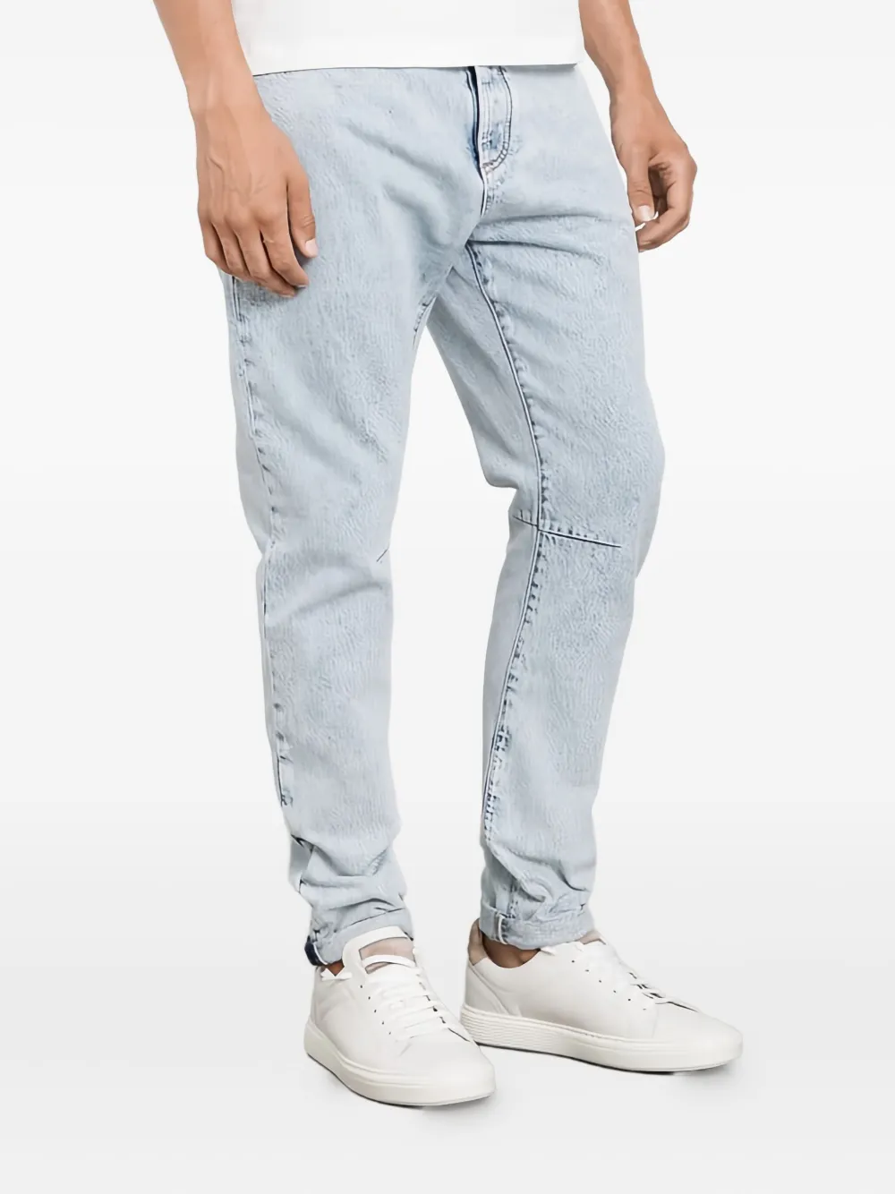 Brunello Cucinelli Slim-fit jeans Blauw