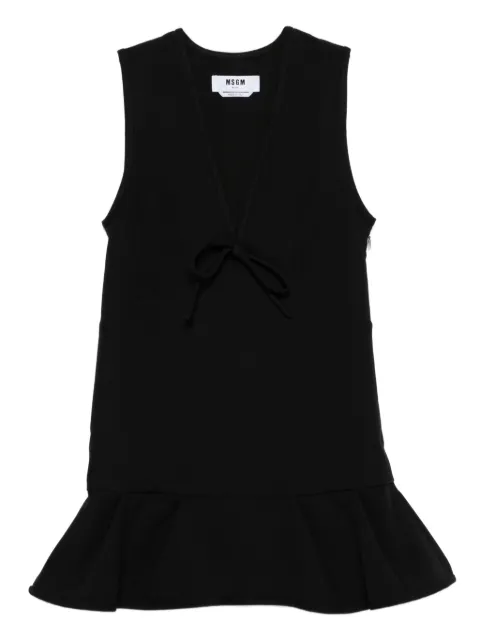 MSGM bow-embellished dress