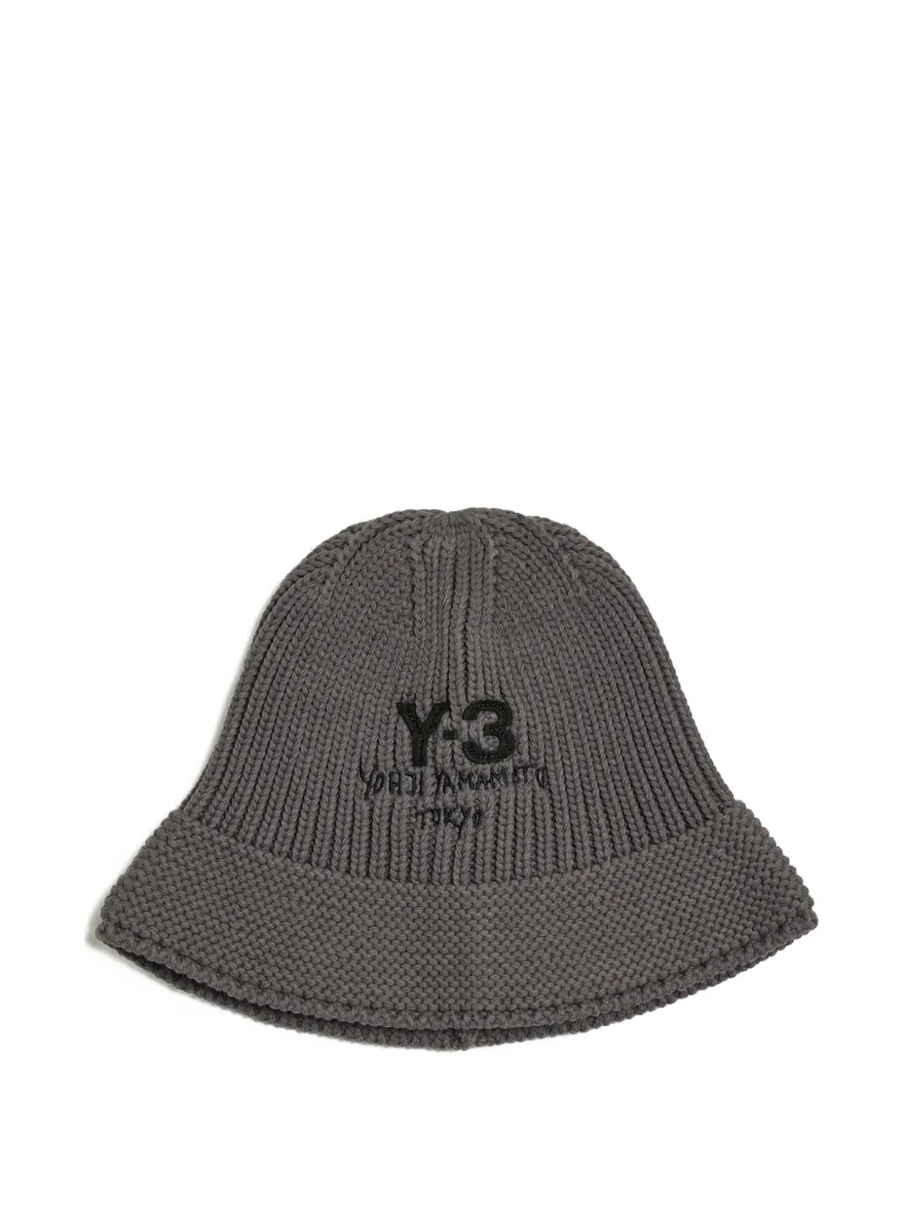 Y-3 knit bucket hat | Grey | Image 1