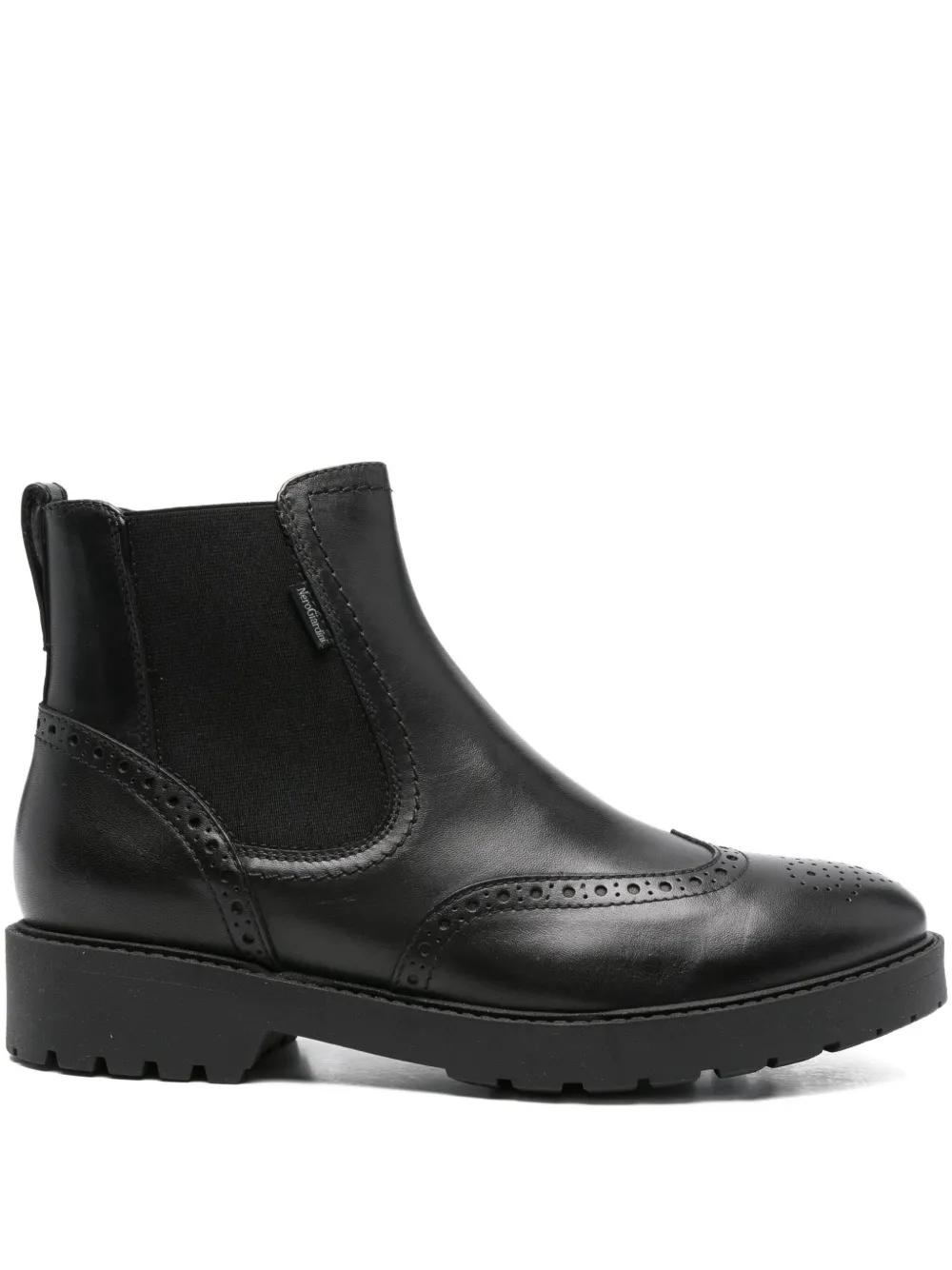 NERO GIARDINI brogue-details boots Black