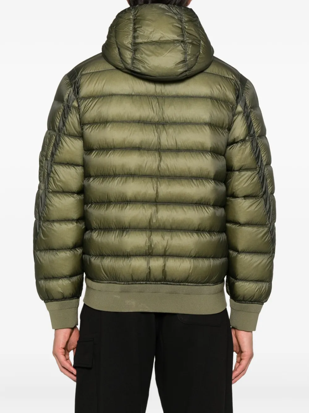 C.P. Company hooded quilted jacket Groen
