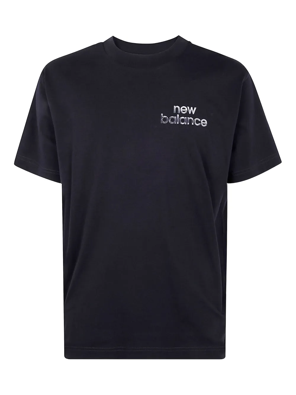 New Balance Chrome Runner metallic-runner T-shirt - ブラック New Balance Chrome Runner metallic-runner T-shirt - ブラック