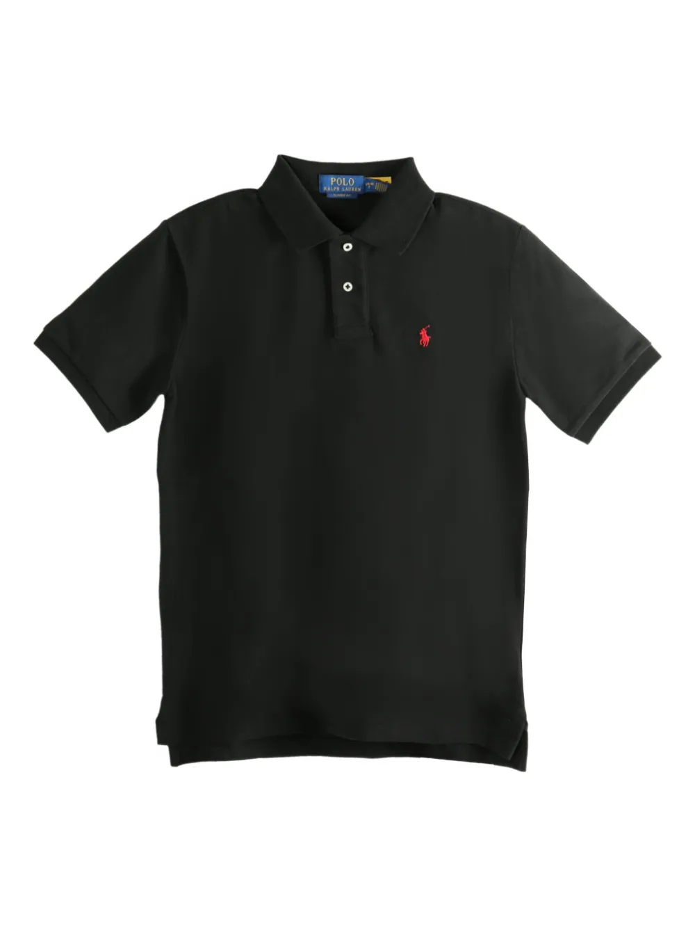 POLO RALPH LAUREN KIDS cotton polo shirt Zwart