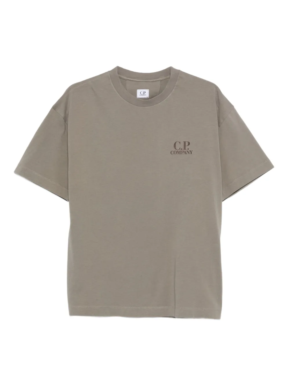 C.P. Company T-shirt met logodetail Beige