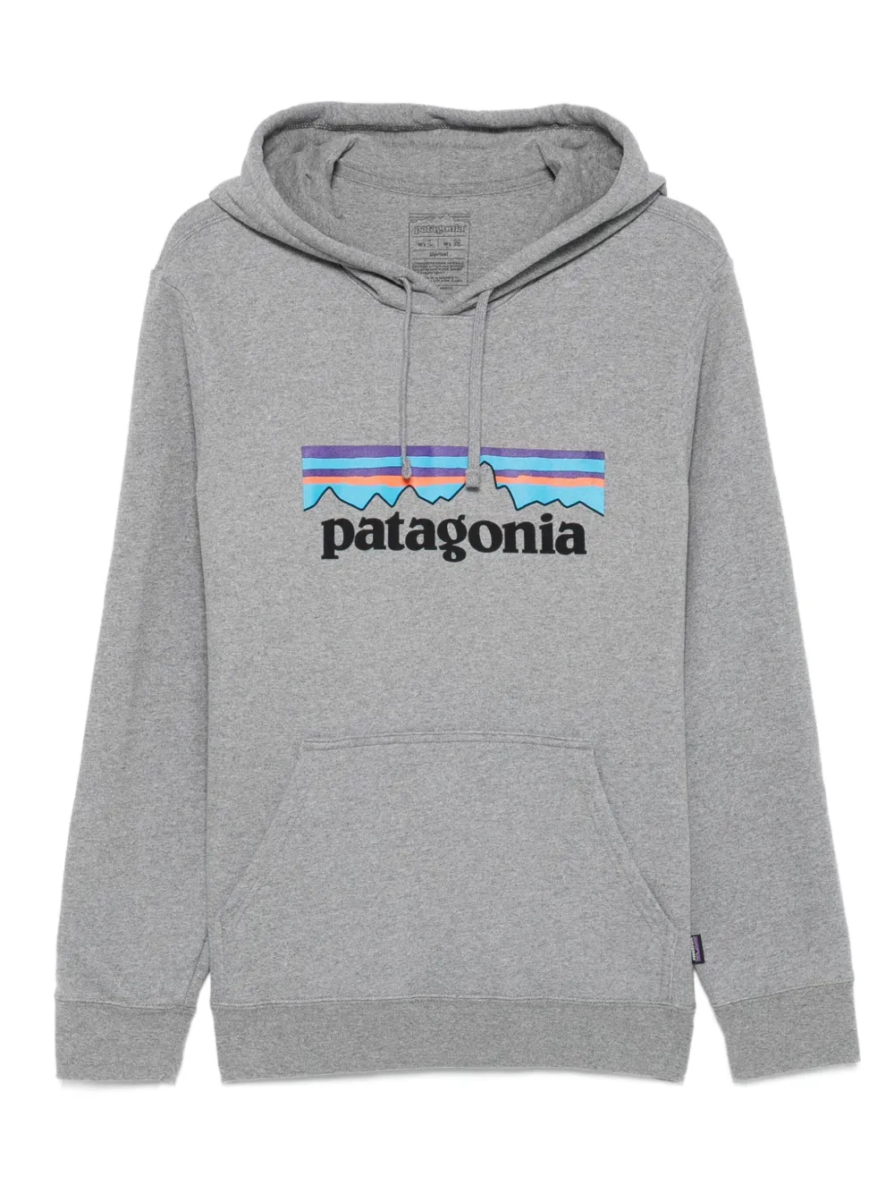 Patagonia logo-print hoodie | Grey | Image 1