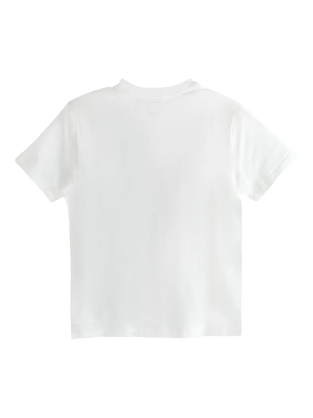 POLO RALPH LAUREN KIDS V-neck cotton T-shirt Wit
