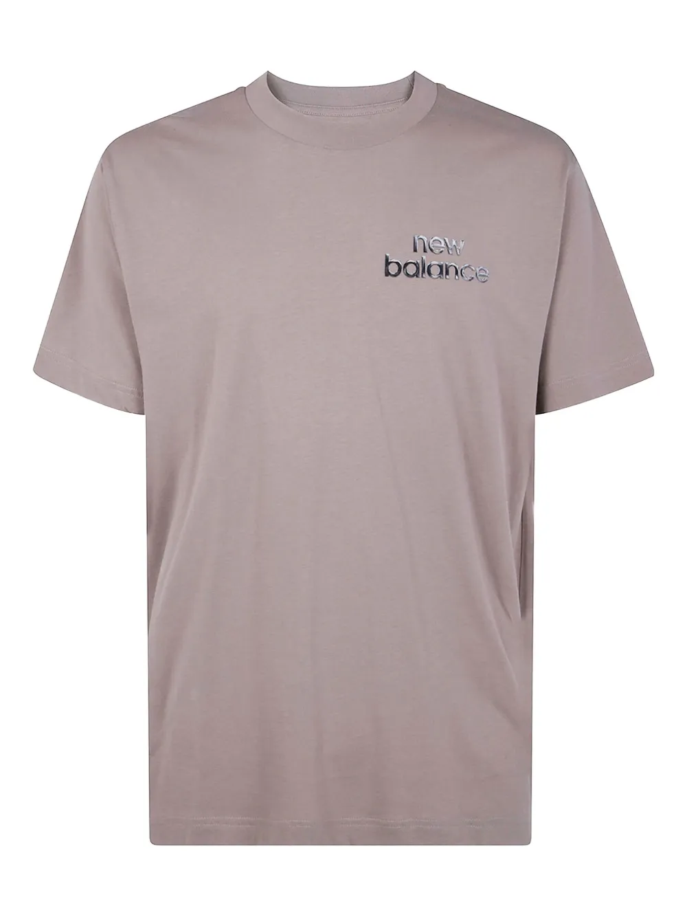 New Balance Chrome Runner metallic-figure print T-shirt - ニュートラル New Balance Chrome Runner metallic-figure print T-shirt - ニュートラル