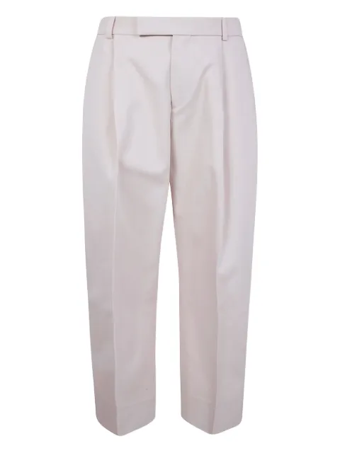 Studio Nicholson pleated cotton straight-leg trousers