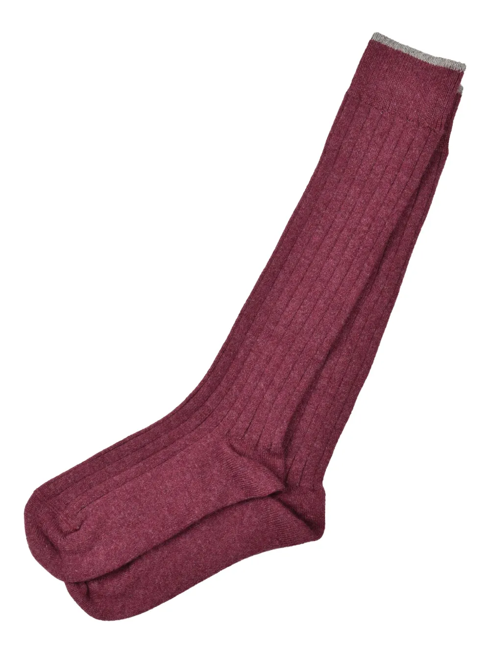 Brunello Cucinelli Kasjmier enkelsokken Rood