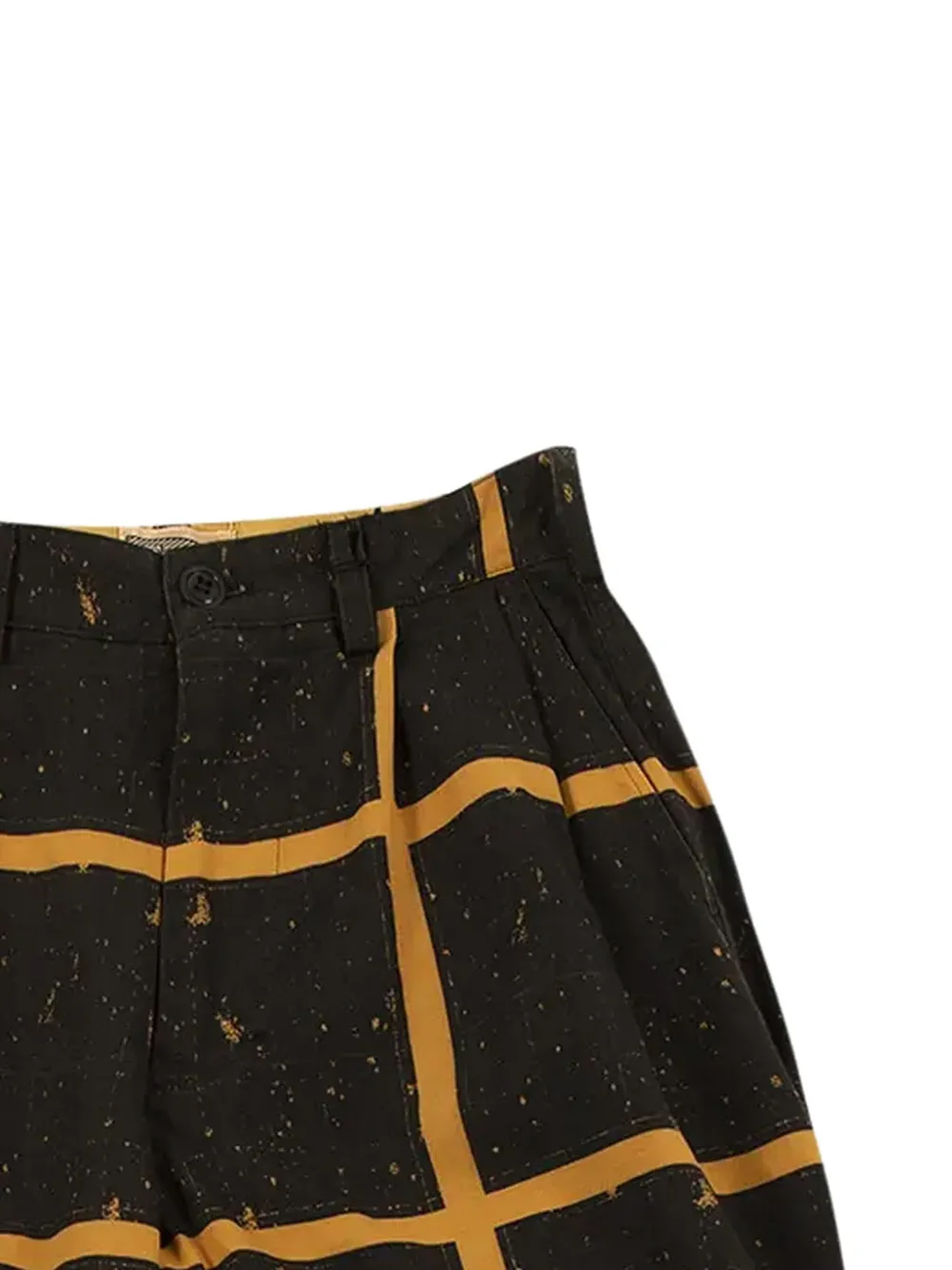 Cav Empt 格纹图案褶饰细节长裤 | 锥形裤 | Image 2