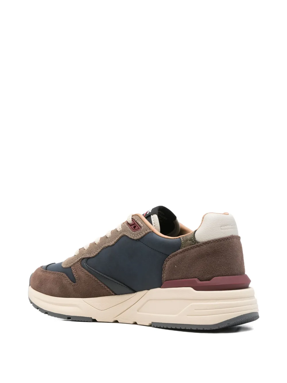 Blauer leather panel sneakers Blue