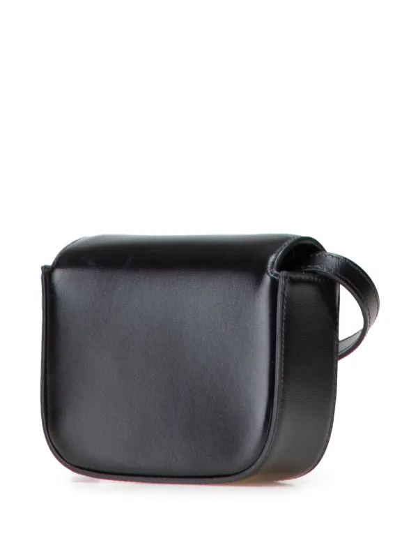 Céline Pre-Owned 2022 Mini Shiny Calfskin Triomphe Crossbody