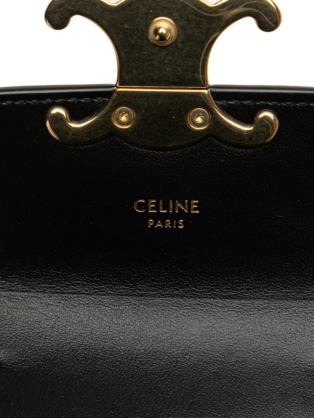 2022 Mini Shiny Calfskin Triomphe Crossbody Bag