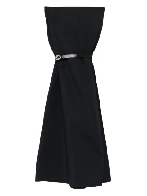 Coperni vestido corto con hebilla ovalada y cinturón