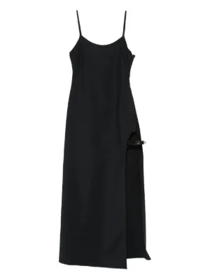Blumarine ハートモチーフ ミディドレス | ブラック | FARFETCH JP