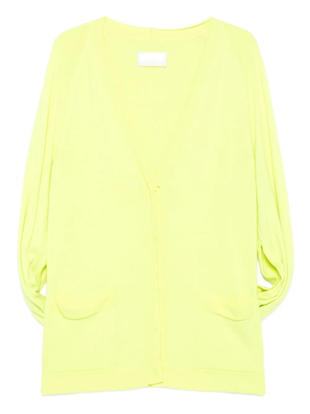 Maison Martin Margiela Pre-Owned 1990s patch-pocket cardigan | Yellow | Image 1