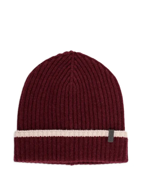 Brunello Cucinelli ribbed-knit band beanie