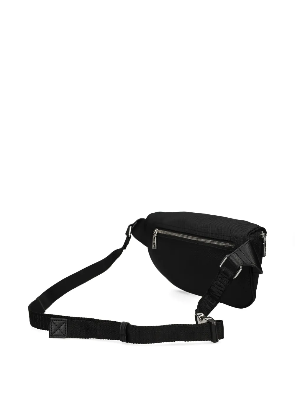 Love Moschino logo-plaque belt bag Zwart