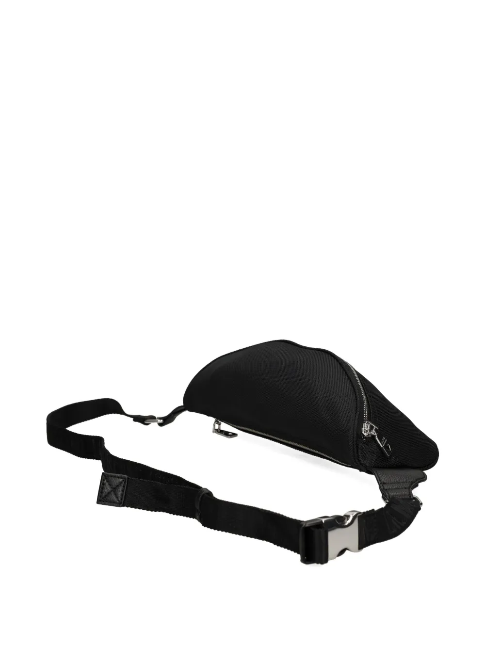 Love Moschino logo-plaque belt bag Zwart