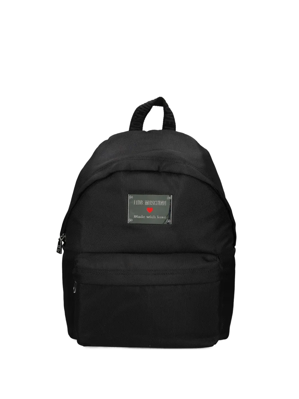logo-plaque backpack