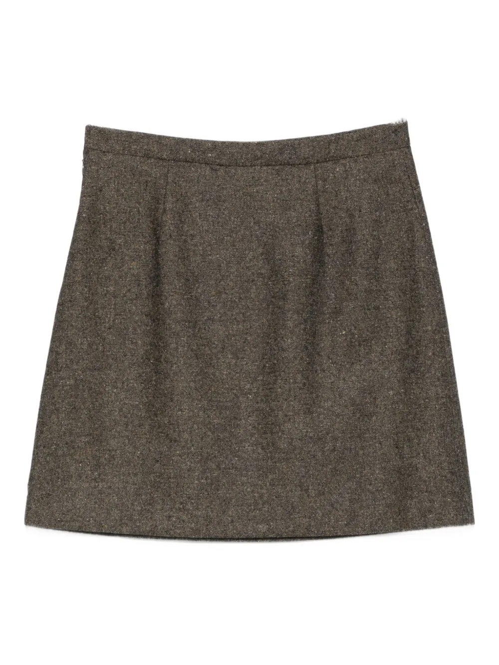 A.P.C. Adriana tweed mini skirt - Bruin