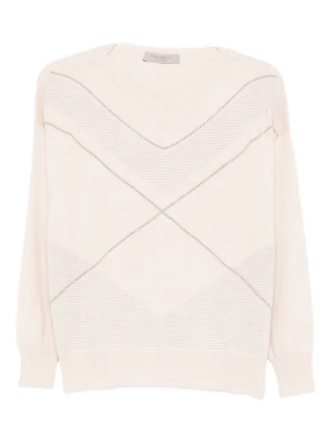 D.Exterior 金属感细节羊毛毛衣