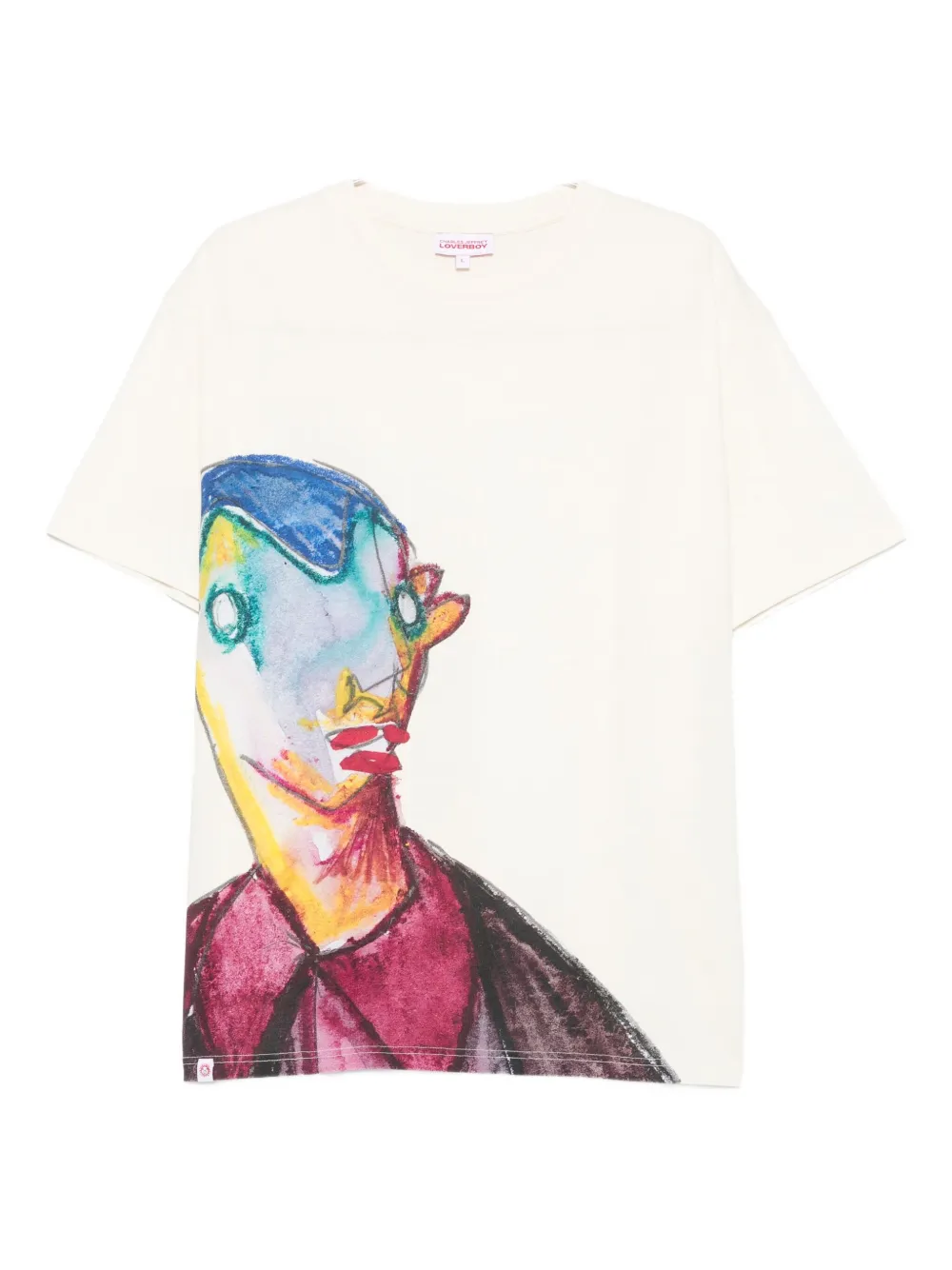 Charles Jeffrey Loverboy Printed T-shirt In Neutral