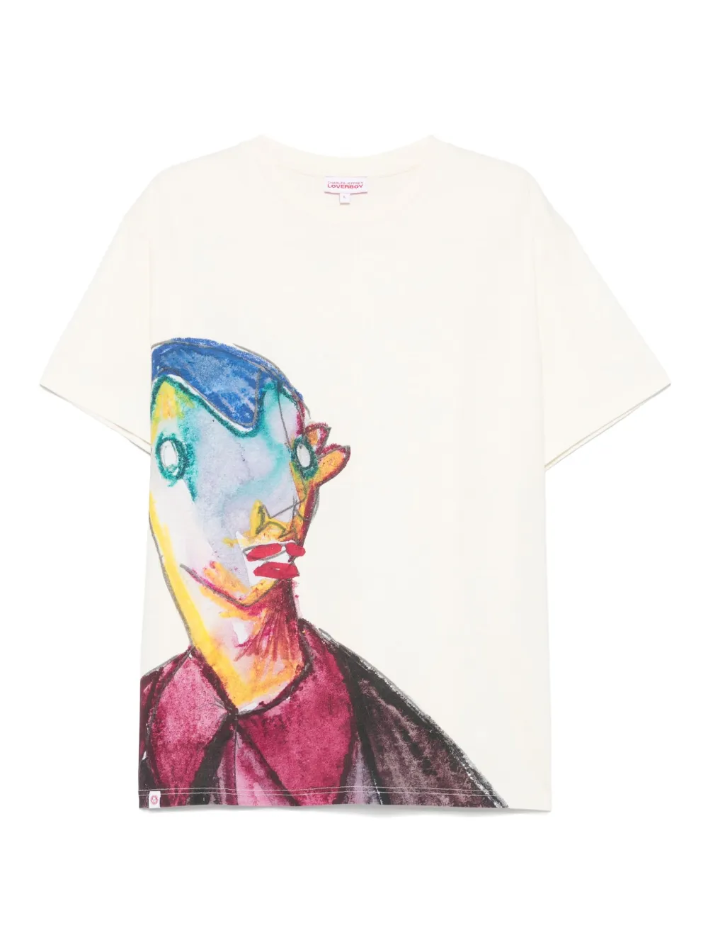 Charles Jeffrey Loverboy T-shirt met print Beige