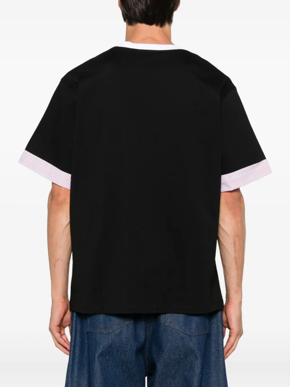 Charles Jeffrey Loverboy T-shirt met ronde hals en bananenprint Zwart