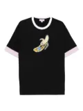 Charles Jeffrey Loverboy banana-print crew-neck T-shirt - Black