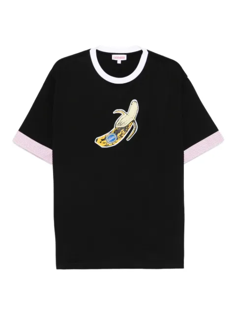 Charles Jeffrey Loverboy banana-print crew-neck T-shirt