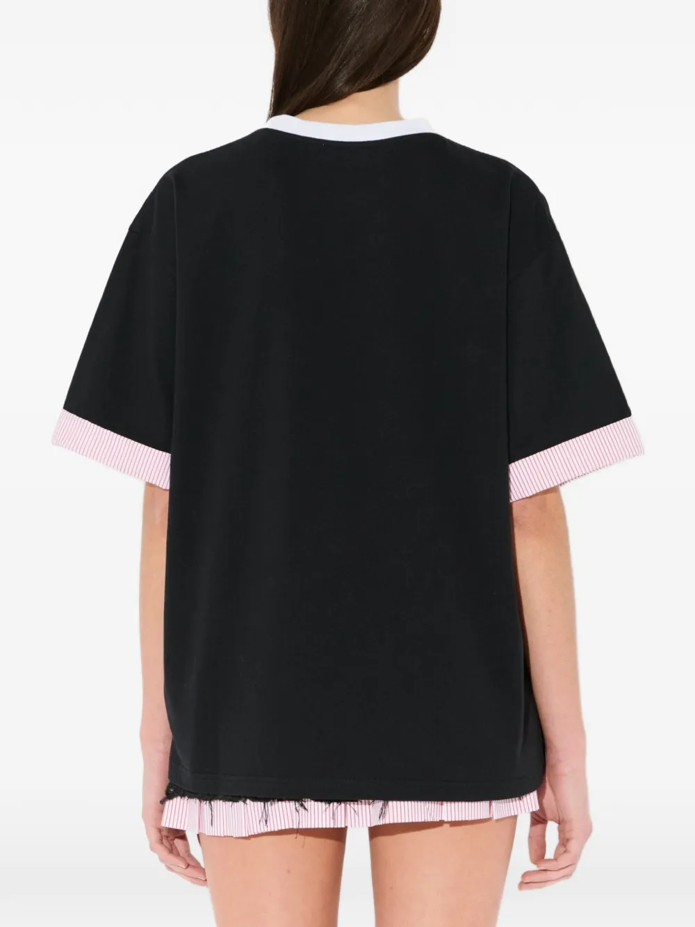 Charles Jeffrey Loverboy T-shirt met ronde hals en bananenprint Zwart