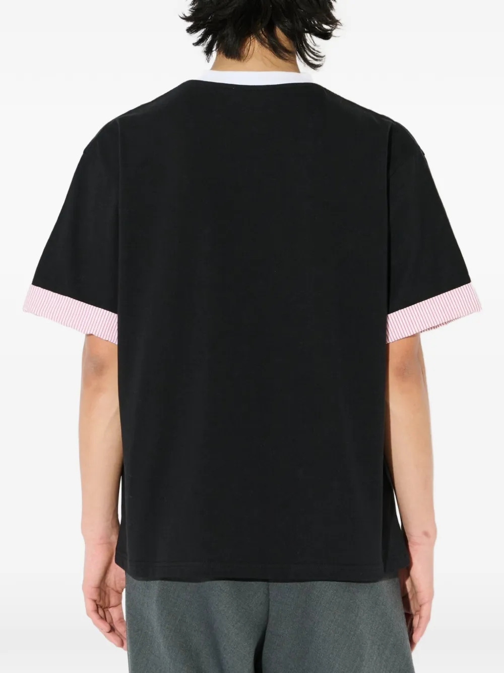 Charles Jeffrey Loverboy T-shirt met ronde hals en bananenprint Zwart