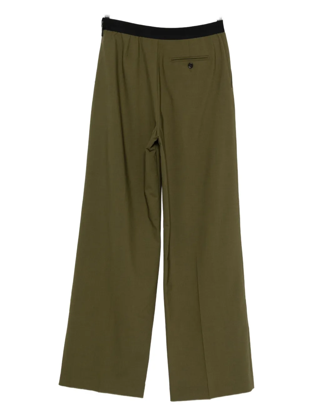 MSGM pleated trousers Groen
