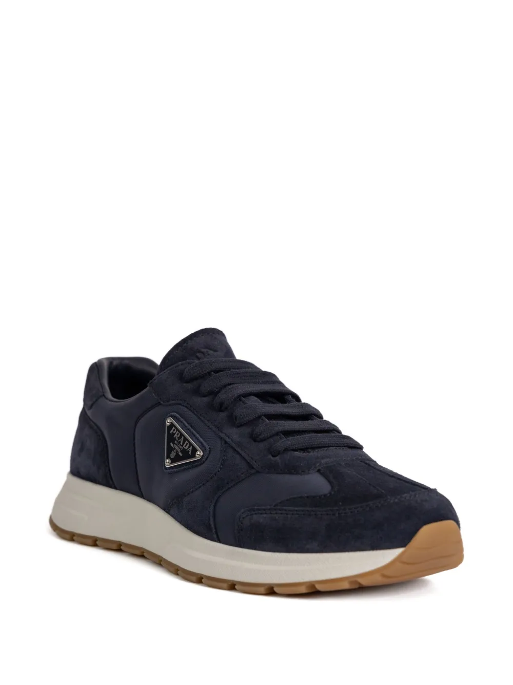 Prada Leren sneakers Blauw