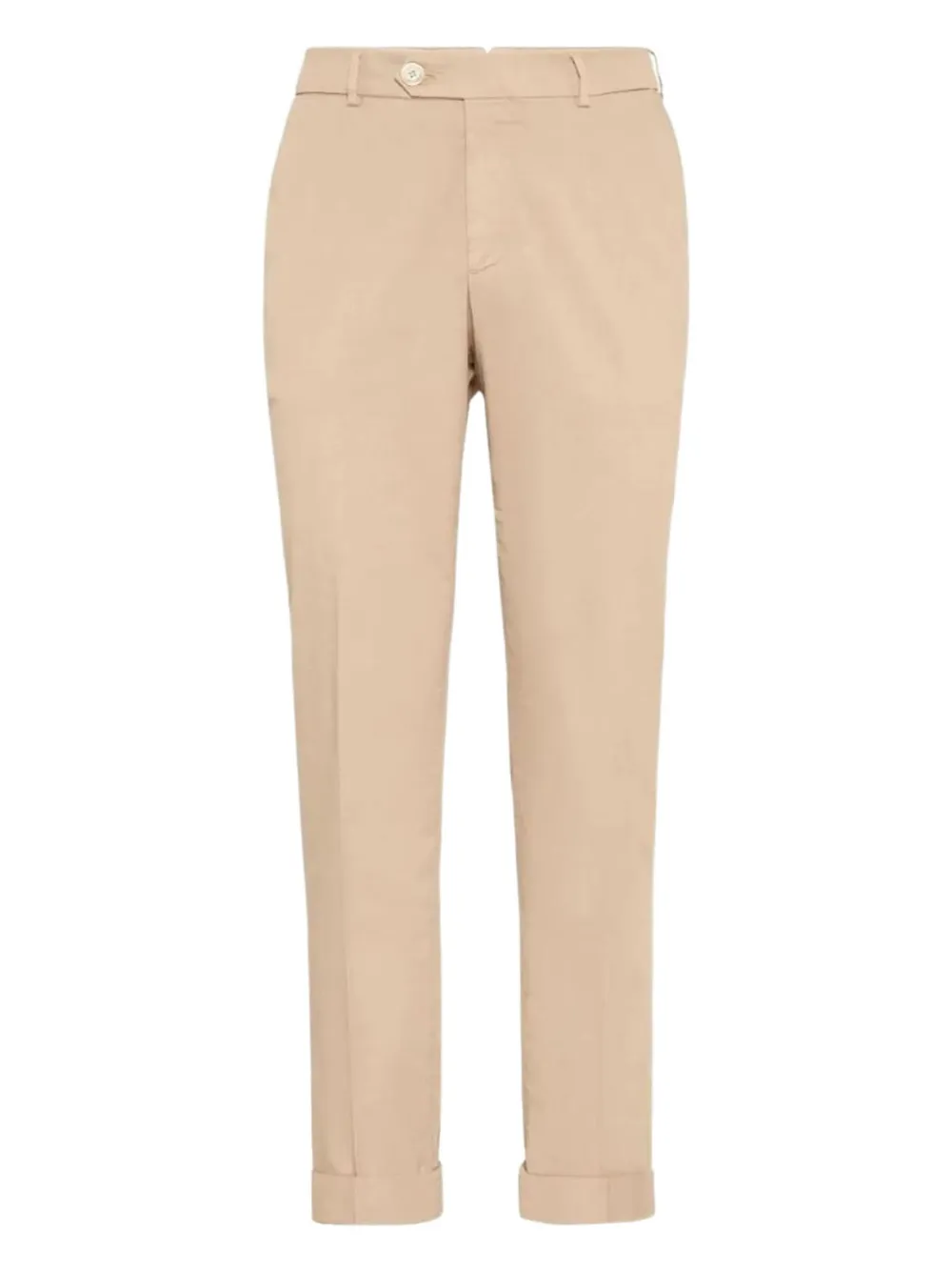 Brunello Cucinelli Calça chino com vinco | Neutro | Image 1