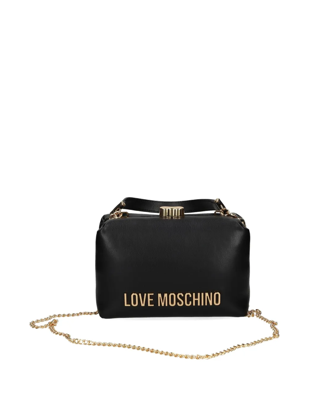 Love Moschino logo-lettering tote bag Zwart