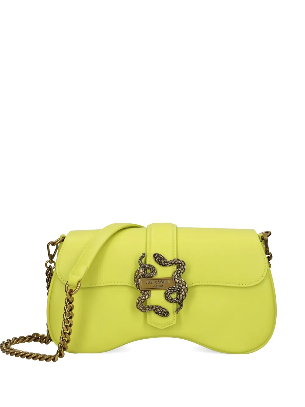 snake-buckle cross body bag