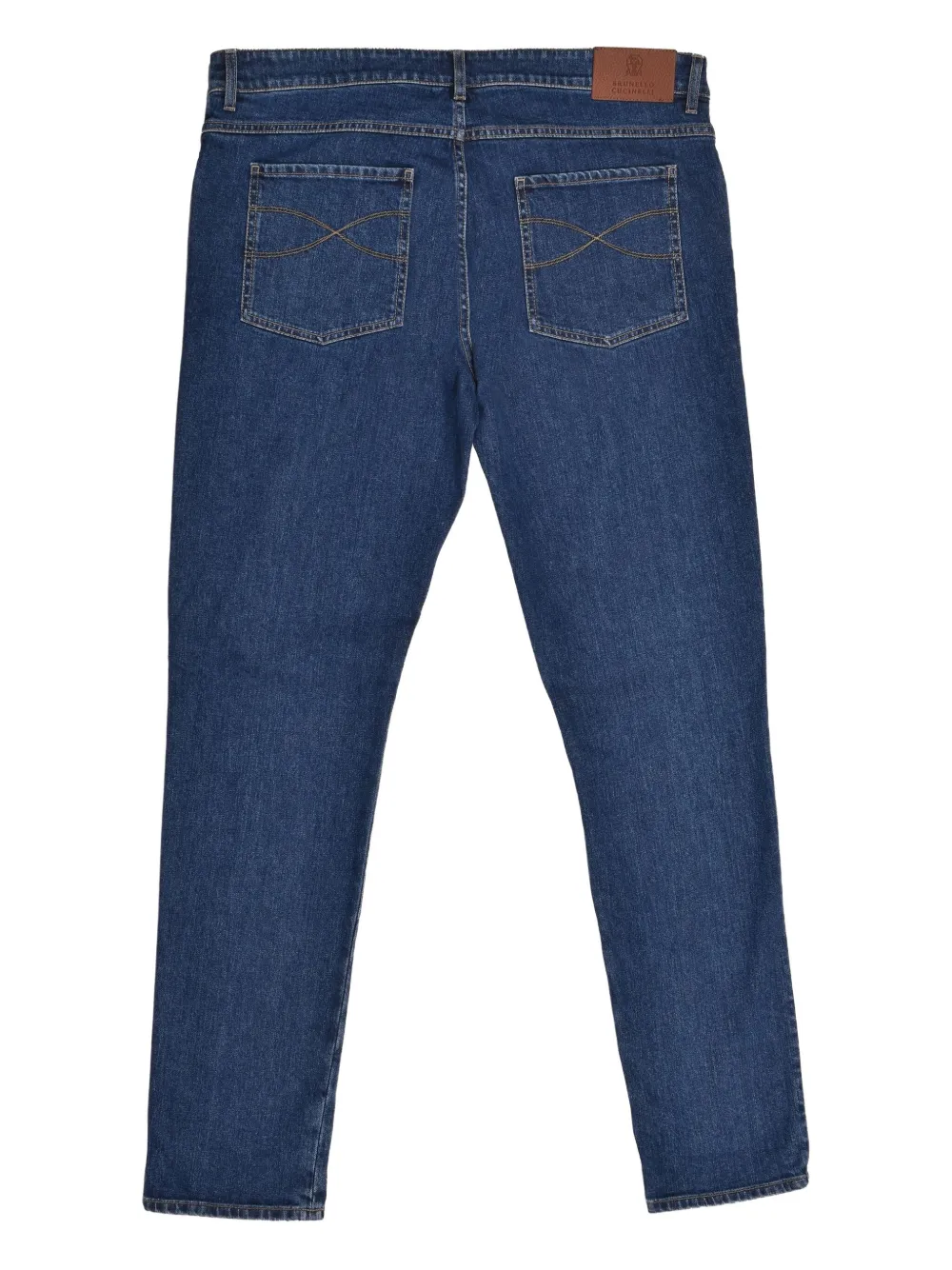 Brunello Cucinelli logo-patch jeans | Regular-Fit & Straight Leg Pants | Image 2