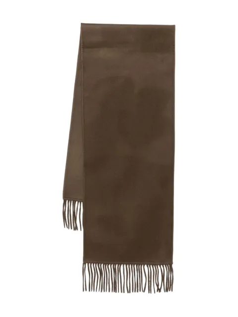 THE DYNAMIS STUDIO fringe wool scarf