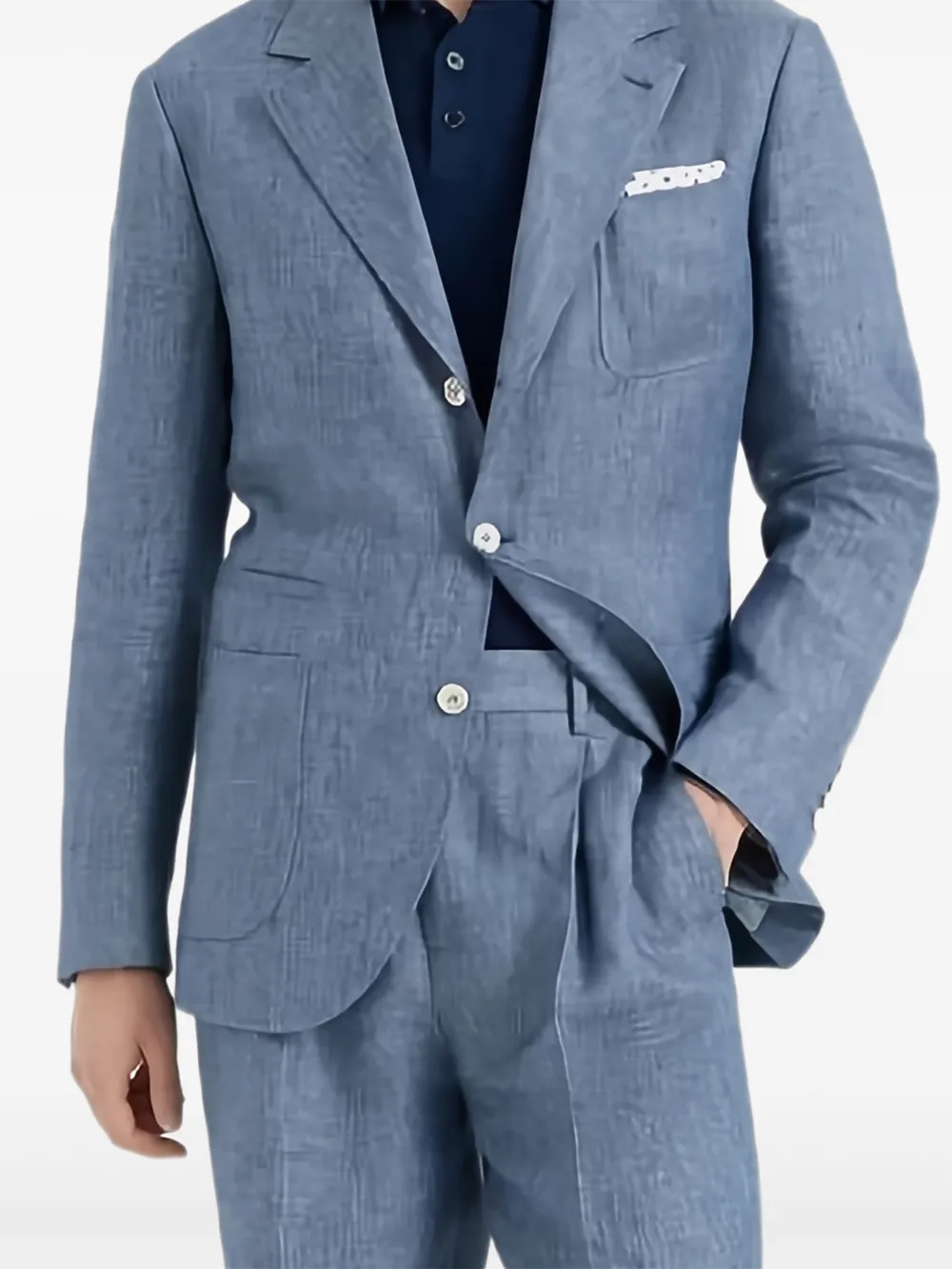Brunello Cucinelli Linnen pak Blauw