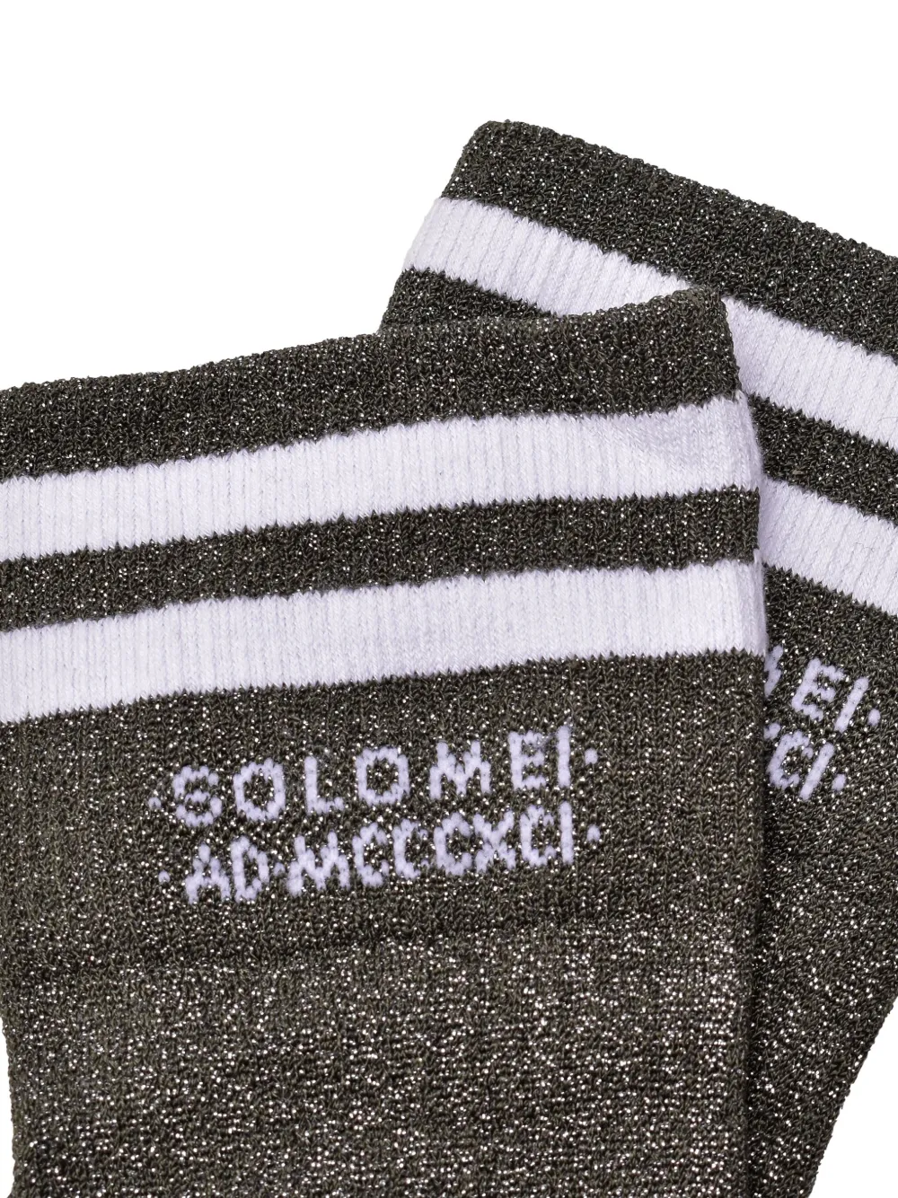 Brunello Cucinelli Sokken met glitters Groen