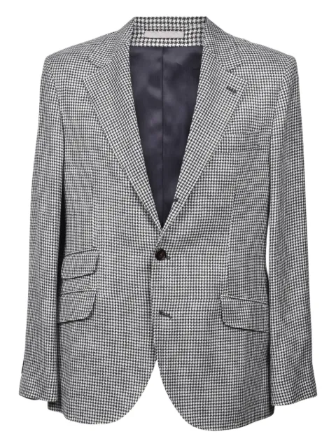 Brunello Cucinelli hundtandsmönstrad kostym