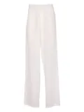 Maurizio Miri elasticated embroidered trousers - White